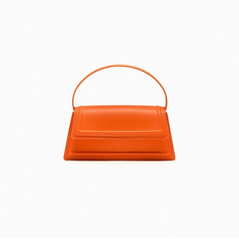 ZARA orange crossbody bag